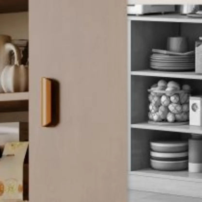 Large Wooden Acrylic Display Storage Adjustable Buffet Cabinet