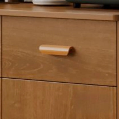 Large Wooden Acrylic Display Storage Adjustable Buffet Cabinet