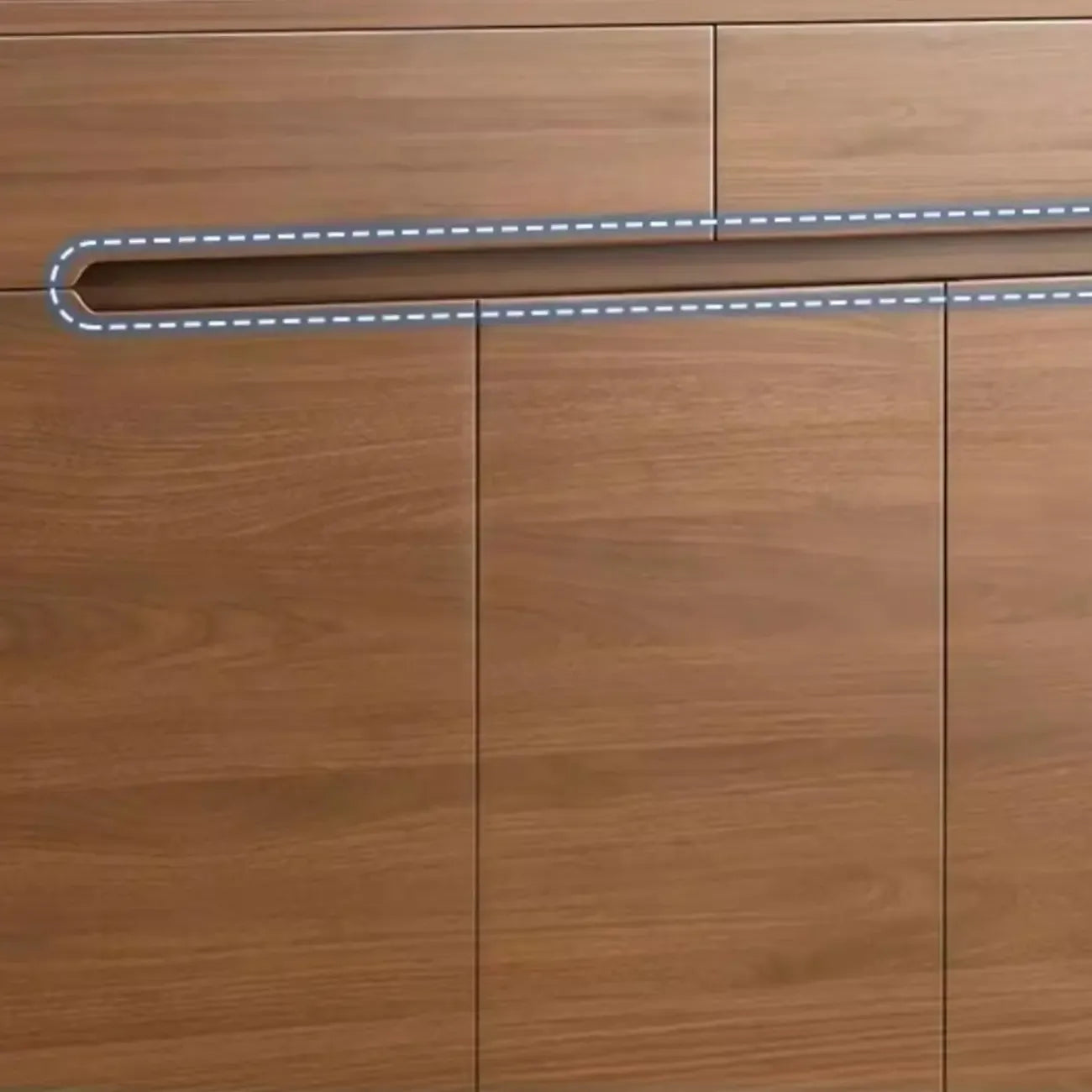 Entryway Adjustable Wooden Shoe Storage Cabinet with Doors