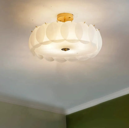 6/8 Lights Modern Gold Semi Flush Ceiling Light for Home