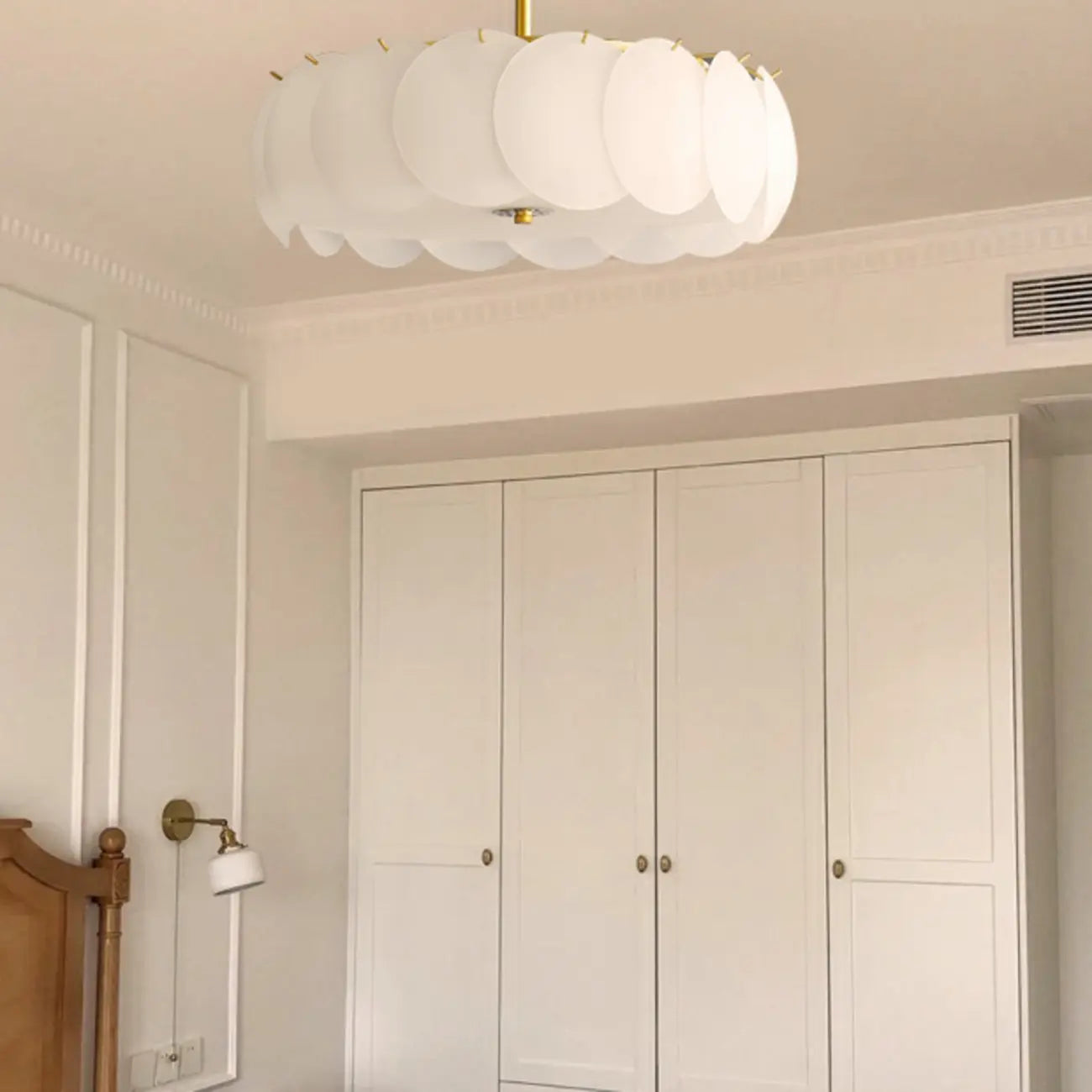 6/8 Lights Modern Gold Semi Flush Ceiling Light for Home