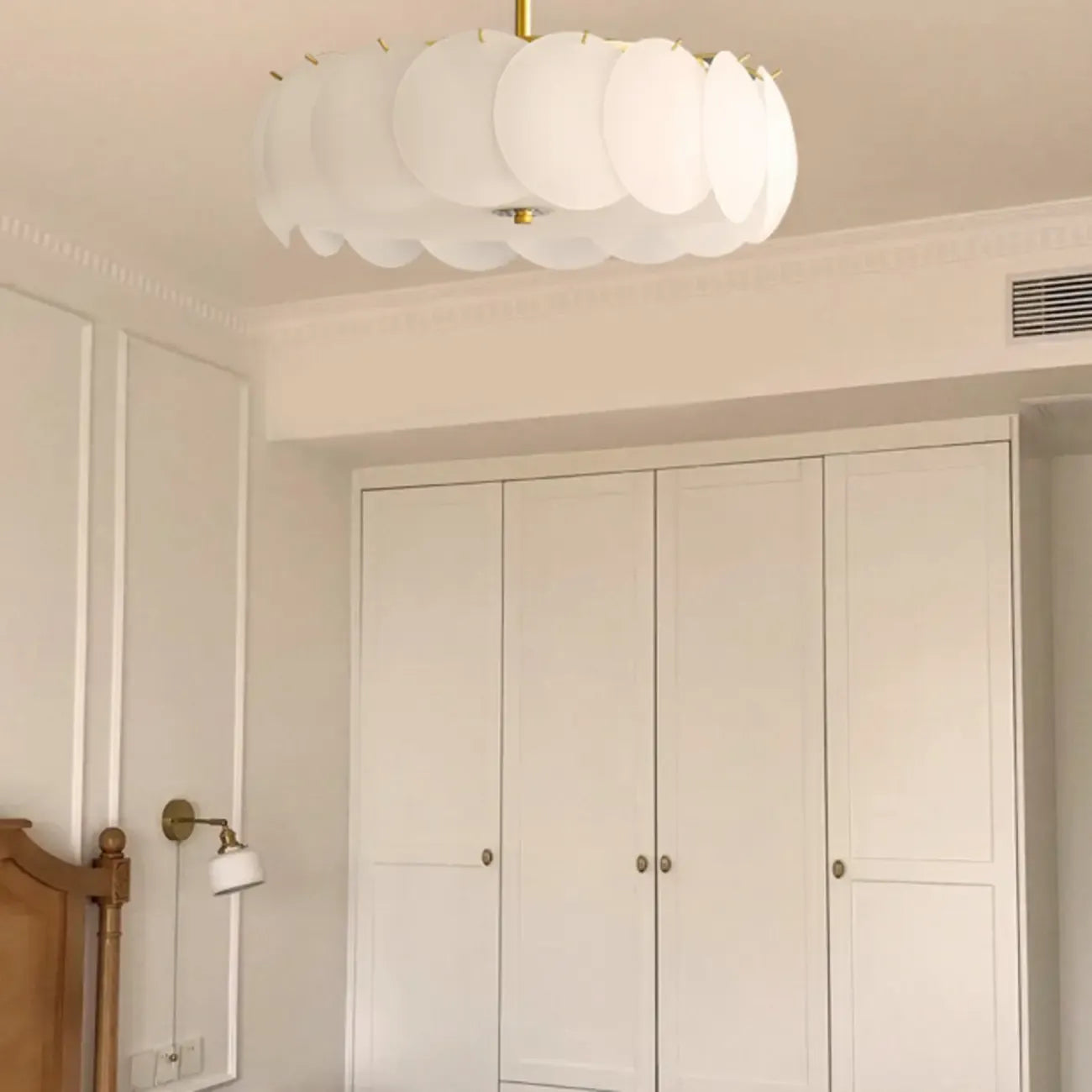 6/8 Lights Modern Gold Semi Flush Ceiling Light for Home