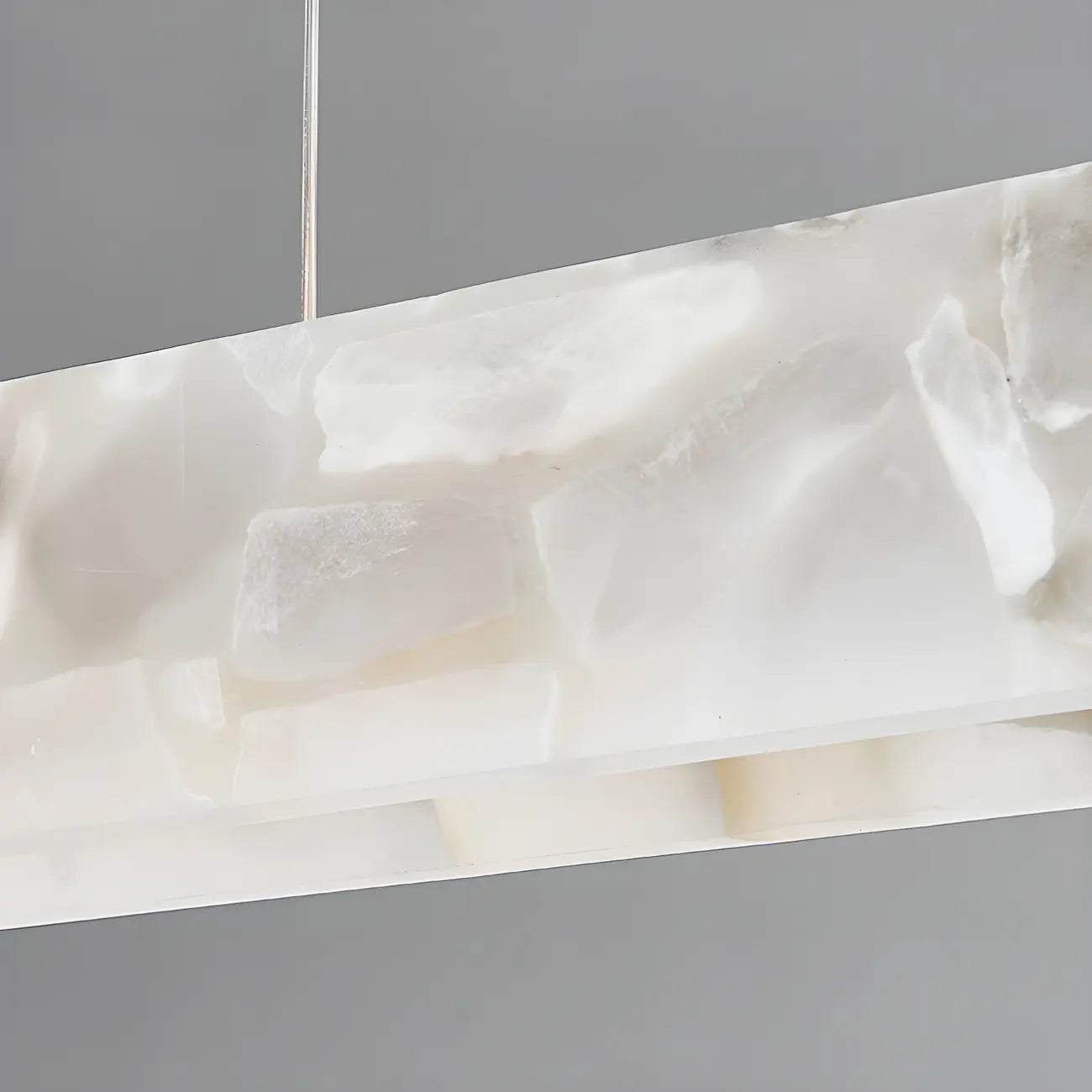 Modern Gold Metal Rectangle Kitchen Island Pendant Light