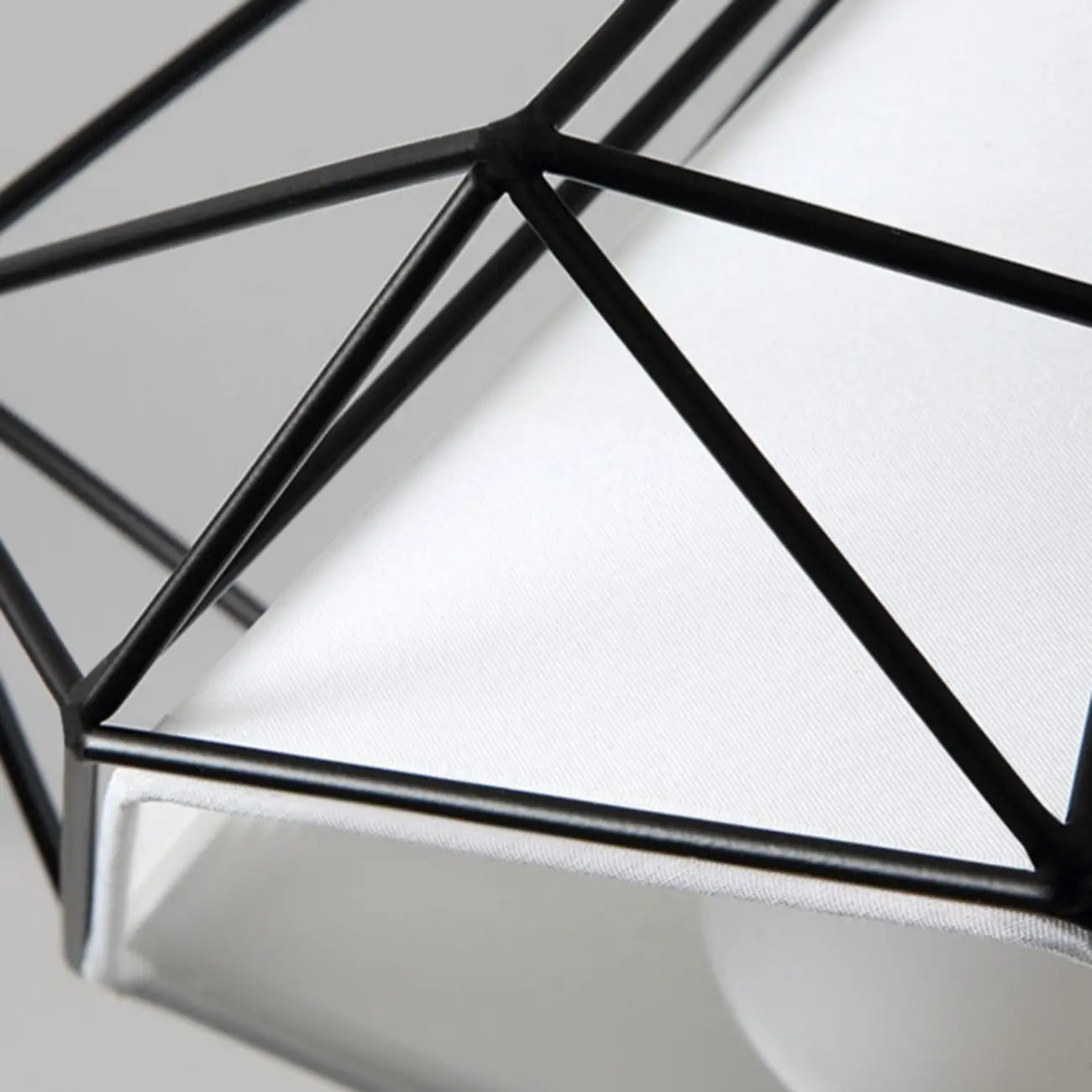 10.5 Mini Fabric Semi Flush LED Ceiling Light for Hallway