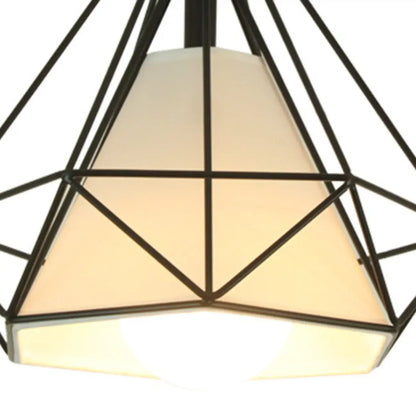 10.5 Mini Fabric Semi Flush LED Ceiling Light for Hallway