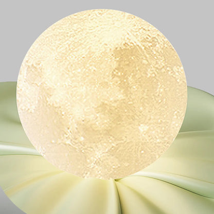 Modern Globe Resin Semi-Flush Ceiling Light for Living Room