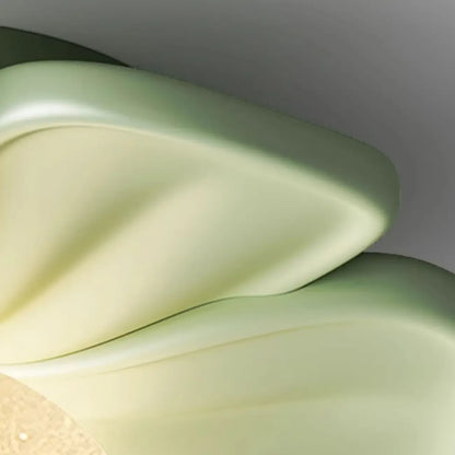 Modern Globe Resin Semi-Flush Ceiling Light for Living Room