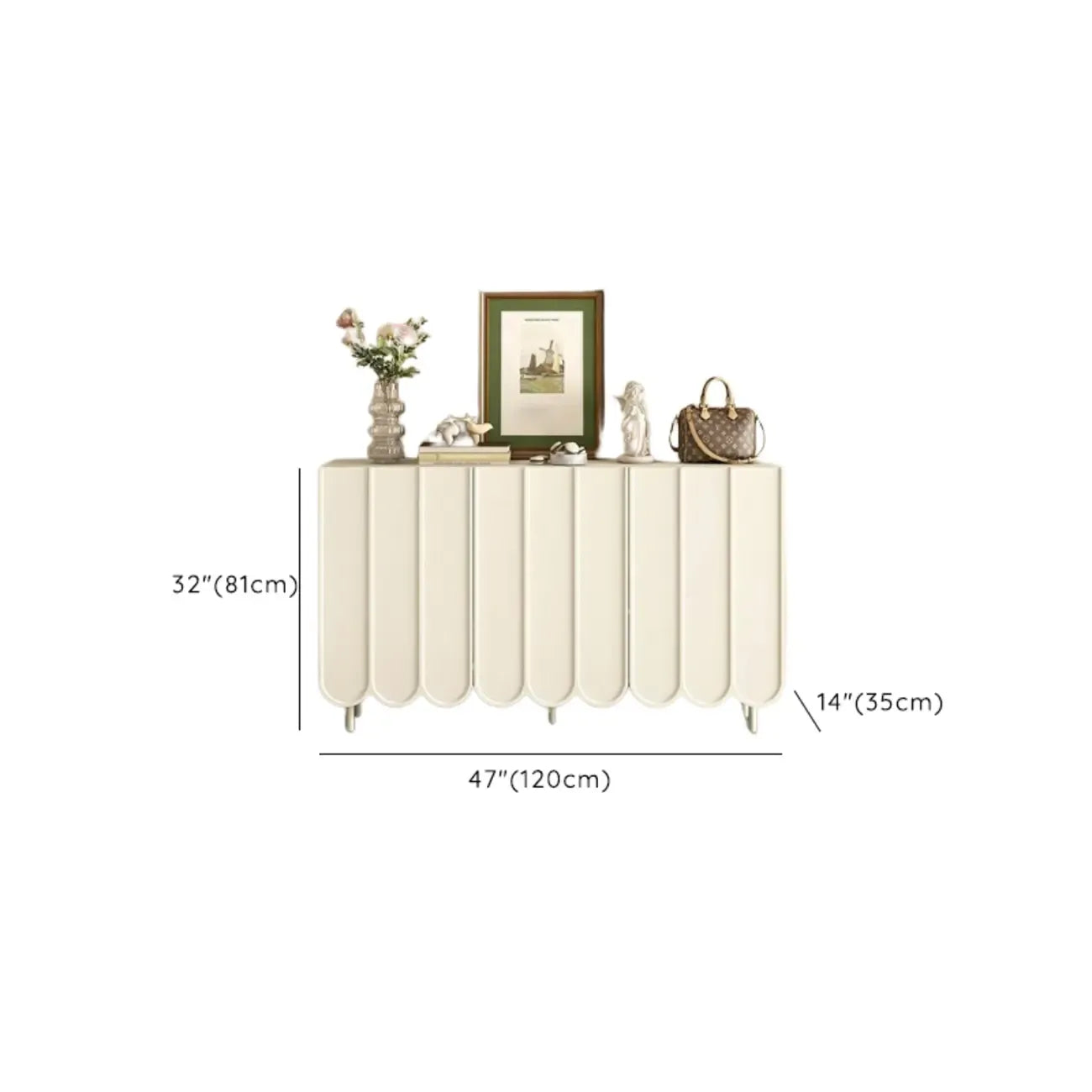 Modern Large beige Wooden Adjustable Entryway Shoe Cabinet