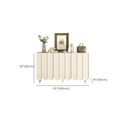 Modern Large beige Wooden Adjustable Entryway Shoe Cabinet