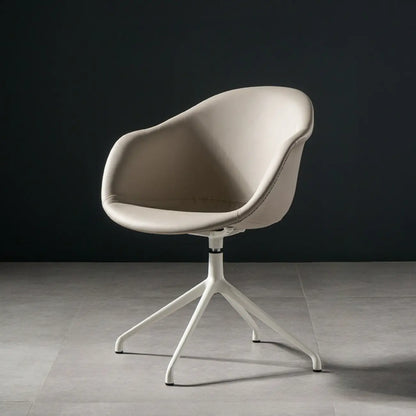 Simple Brown Adjustable Swivel Office Chair