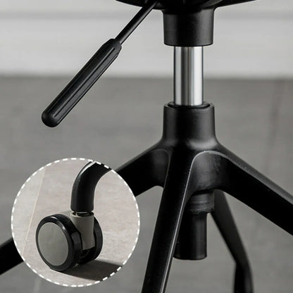 Simple Brown Adjustable Swivel Office Chair