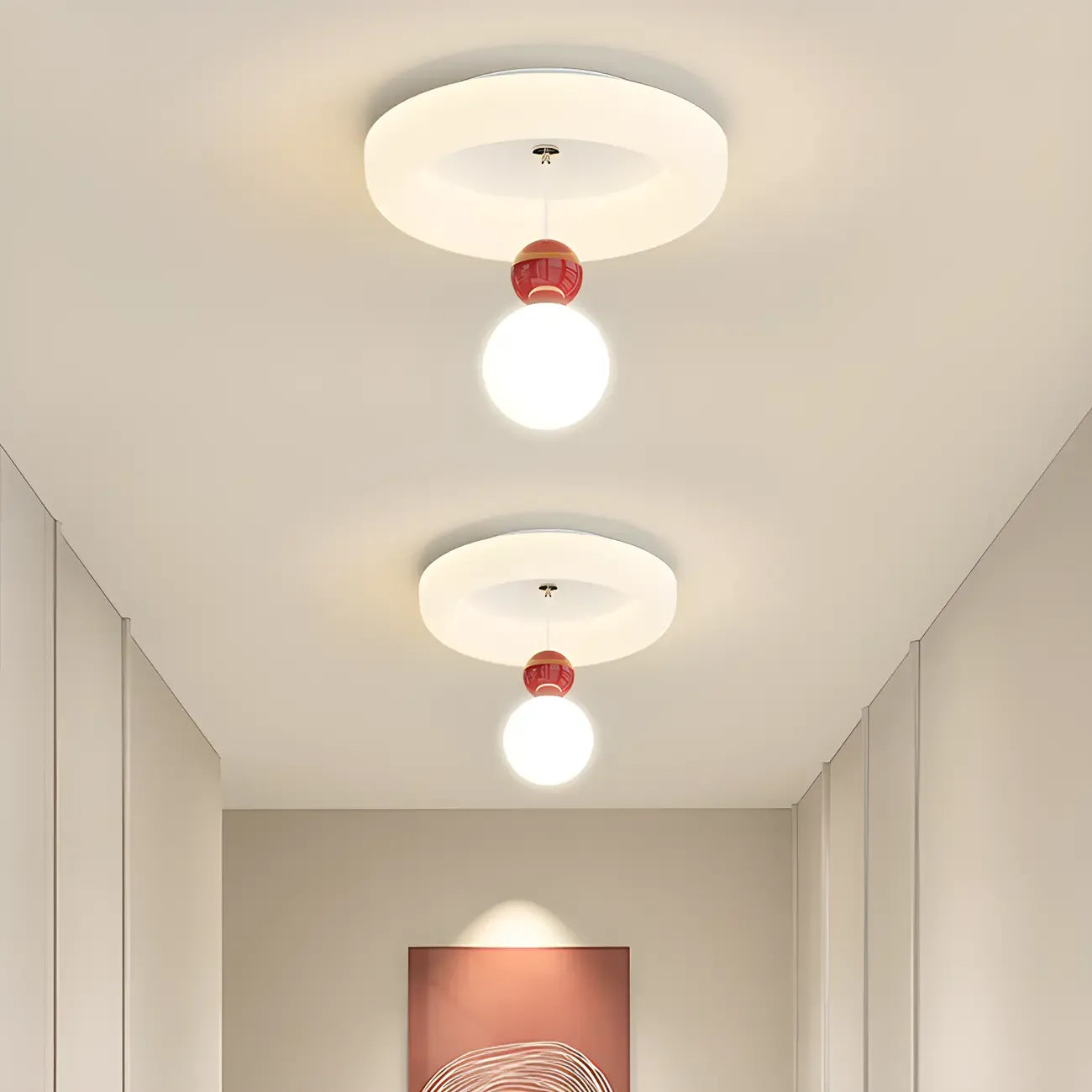 5 to 9 Inch Modern LED Flush Mount Ceiling Light for Entryway