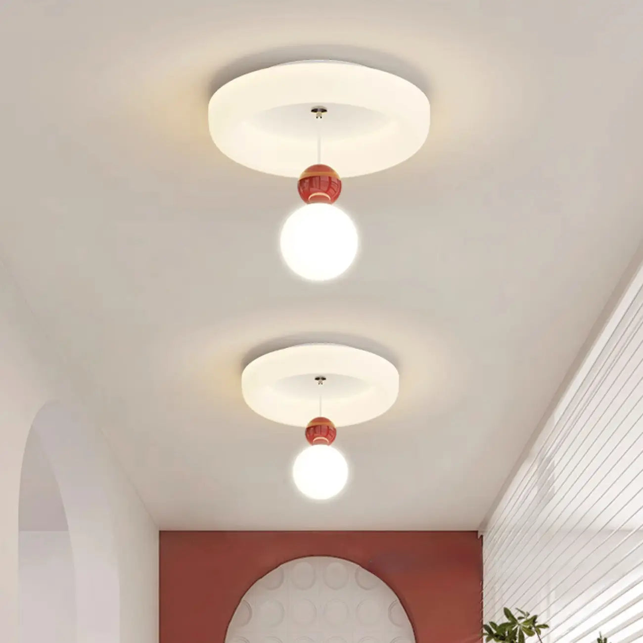 5 to 9 Inch Modern LED Flush Mount Ceiling Light for Entryway
