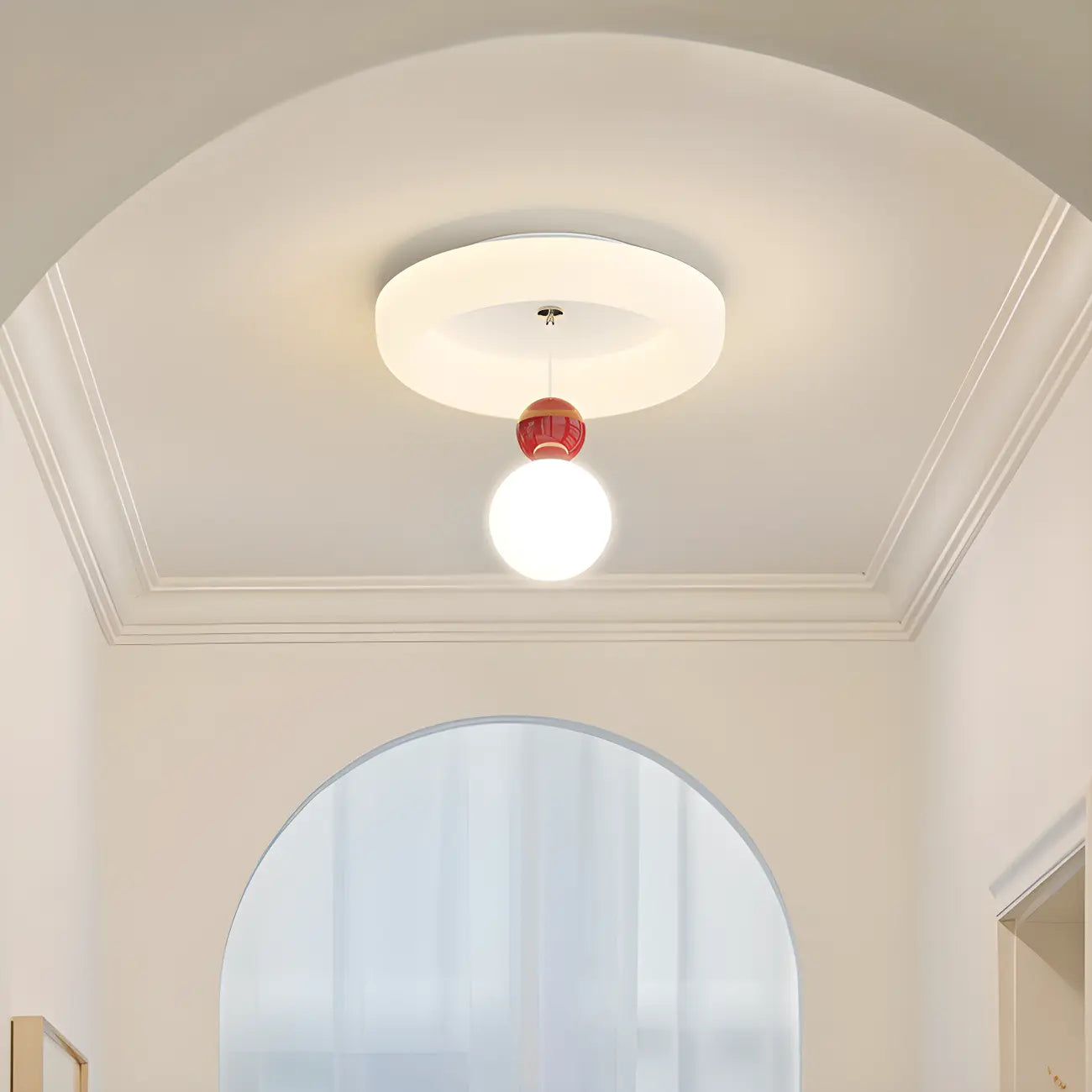 5 to 9 Inch Modern LED Flush Mount Ceiling Light for Entryway