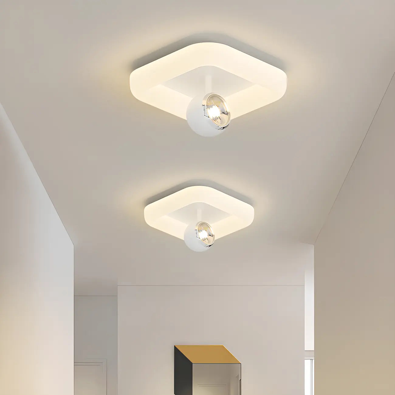 5 to 9 Inch Modern LED Flush Mount Ceiling Light for Entryway