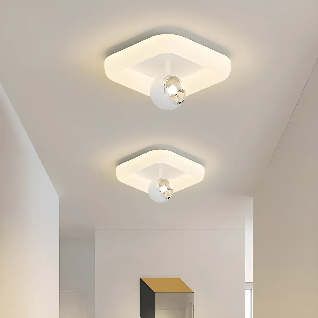 5 to 9 Inch Modern LED Flush Mount Ceiling Light for Entryway