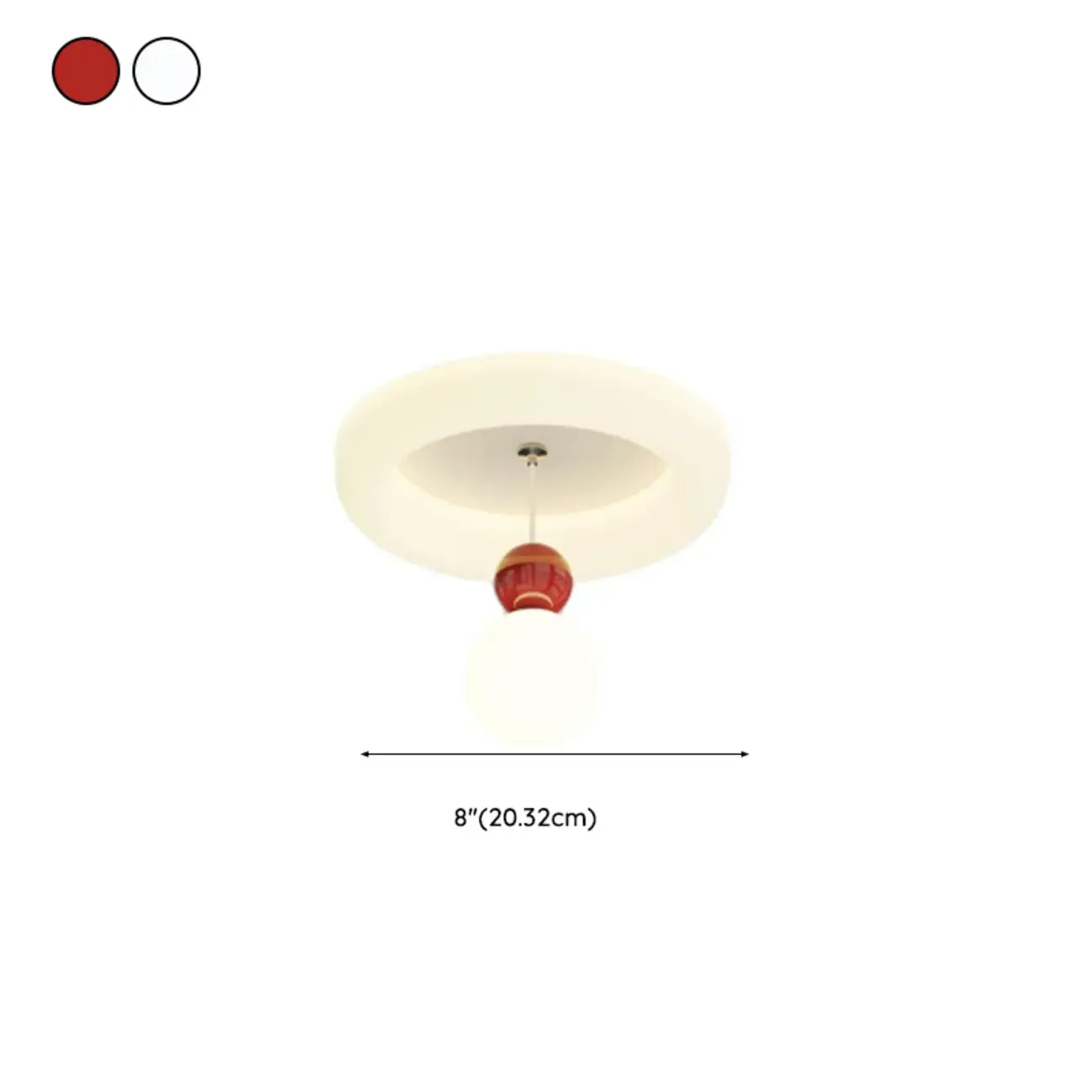 5 to 9 Inch Modern LED Flush Mount Ceiling Light for Entryway