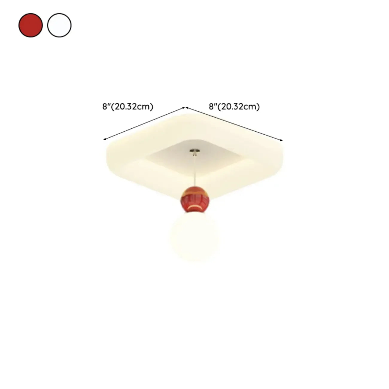 5 to 9 Inch Modern LED Flush Mount Ceiling Light for Entryway