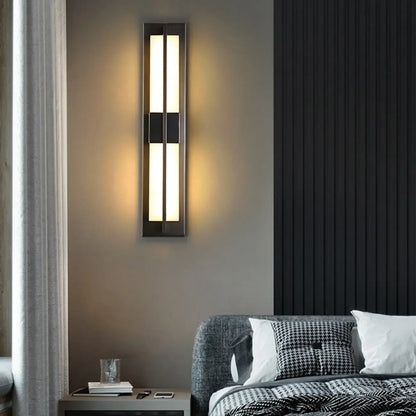 Modern Art Alloy Rectangular Wall light