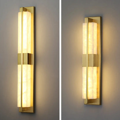 Modern Art Alloy Rectangular Wall light
