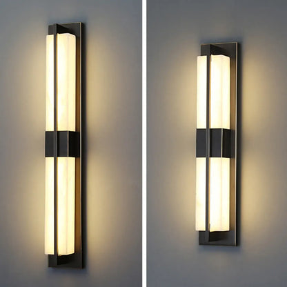 Modern Art Alloy Rectangular Wall light
