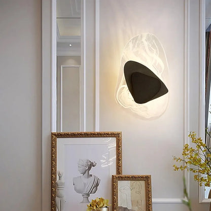 Post-Modern Crystal LED Wall Sconce for Living Room Decor