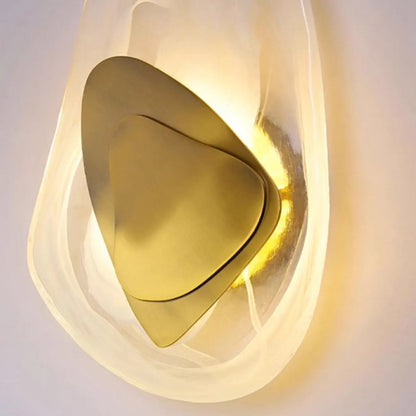 Post-Modern Crystal LED Wall Sconce for Living Room Decor