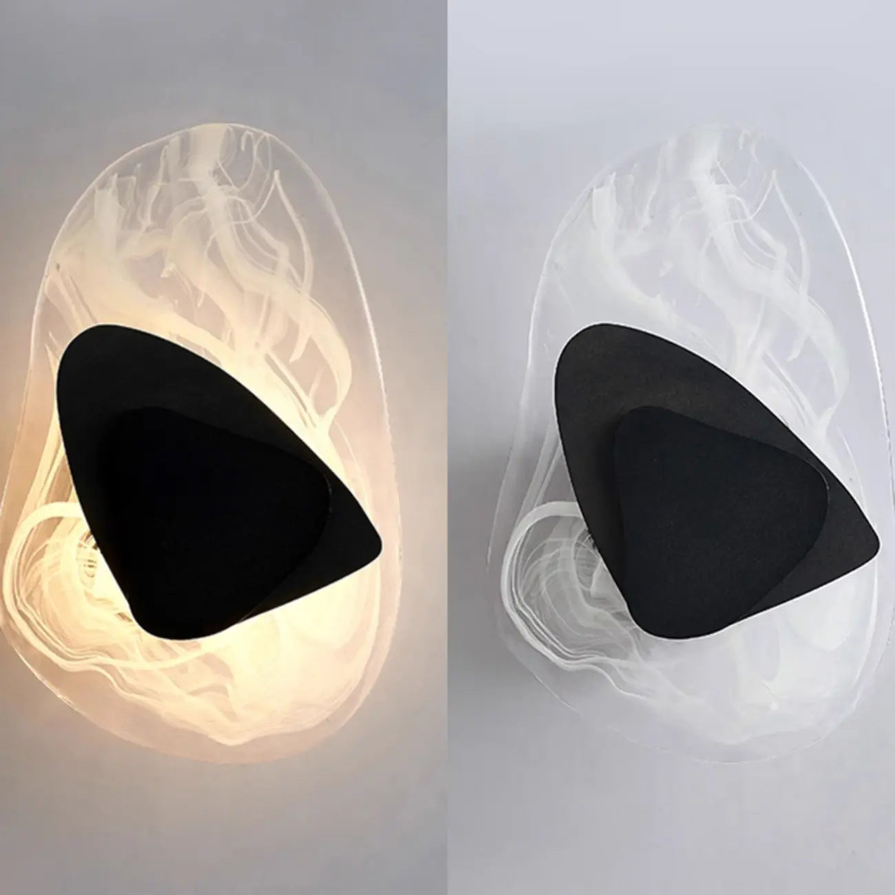 Post-Modern Crystal LED Wall Sconce for Living Room Decor