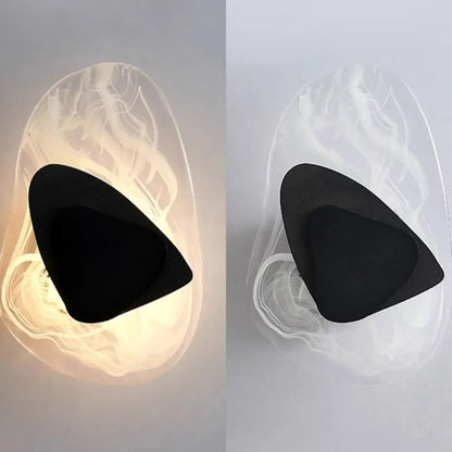 Post-Modern Crystal LED Wall Sconce for Living Room Decor