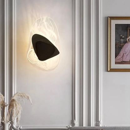 Post-Modern Crystal LED Wall Sconce for Living Room Decor