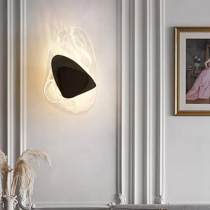 Post-Modern Crystal LED Wall Sconce for Living Room Decor