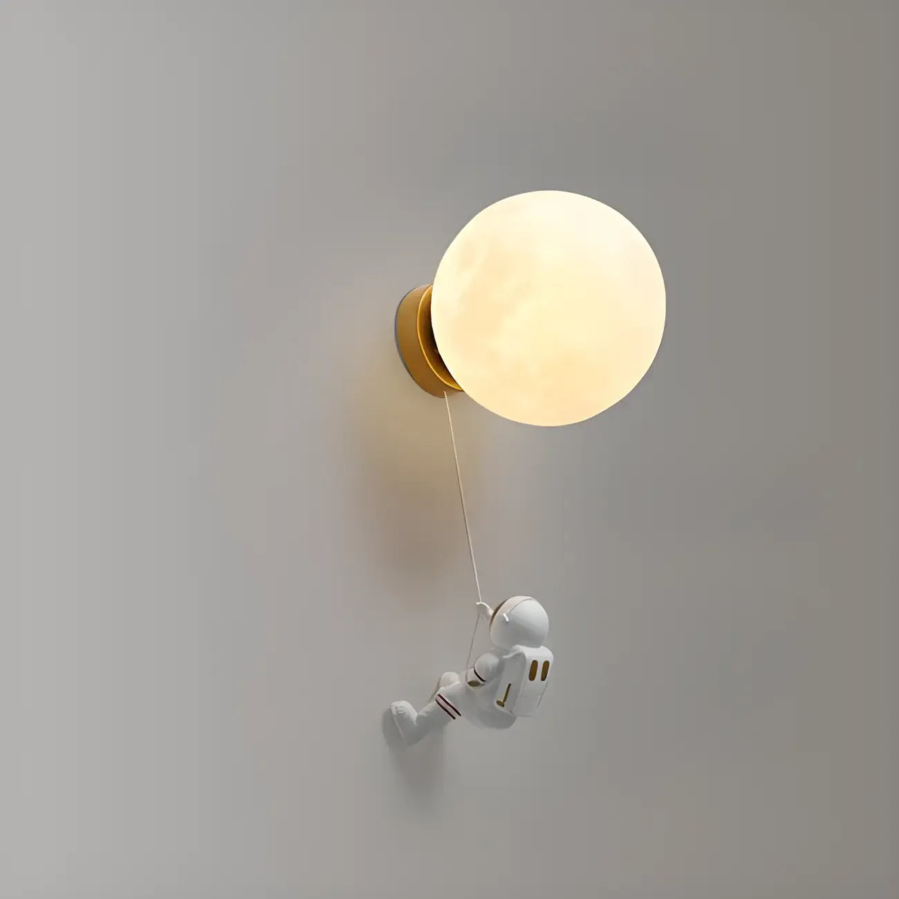 Kids Astronaut Globe LED Wall Sconce for Bedroom Lighting
