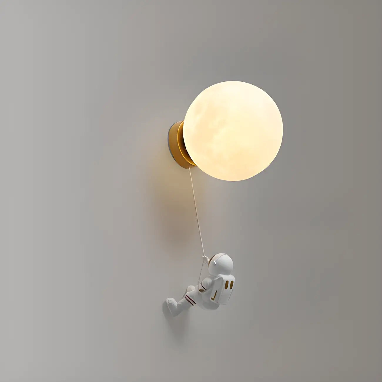 Kids Astronaut Globe LED Wall Sconce for Bedroom Lighting