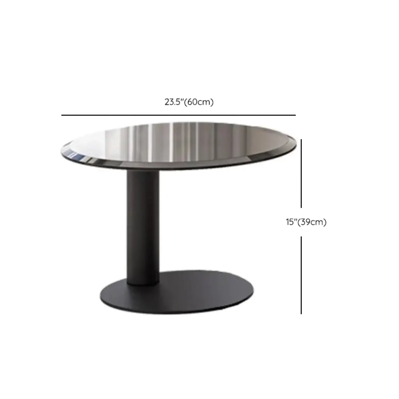 2 Drawers Round Reclaimed Wood Nesting Pallet Coffee Table