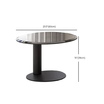 2 Drawers Round Reclaimed Wood Nesting Pallet Coffee Table