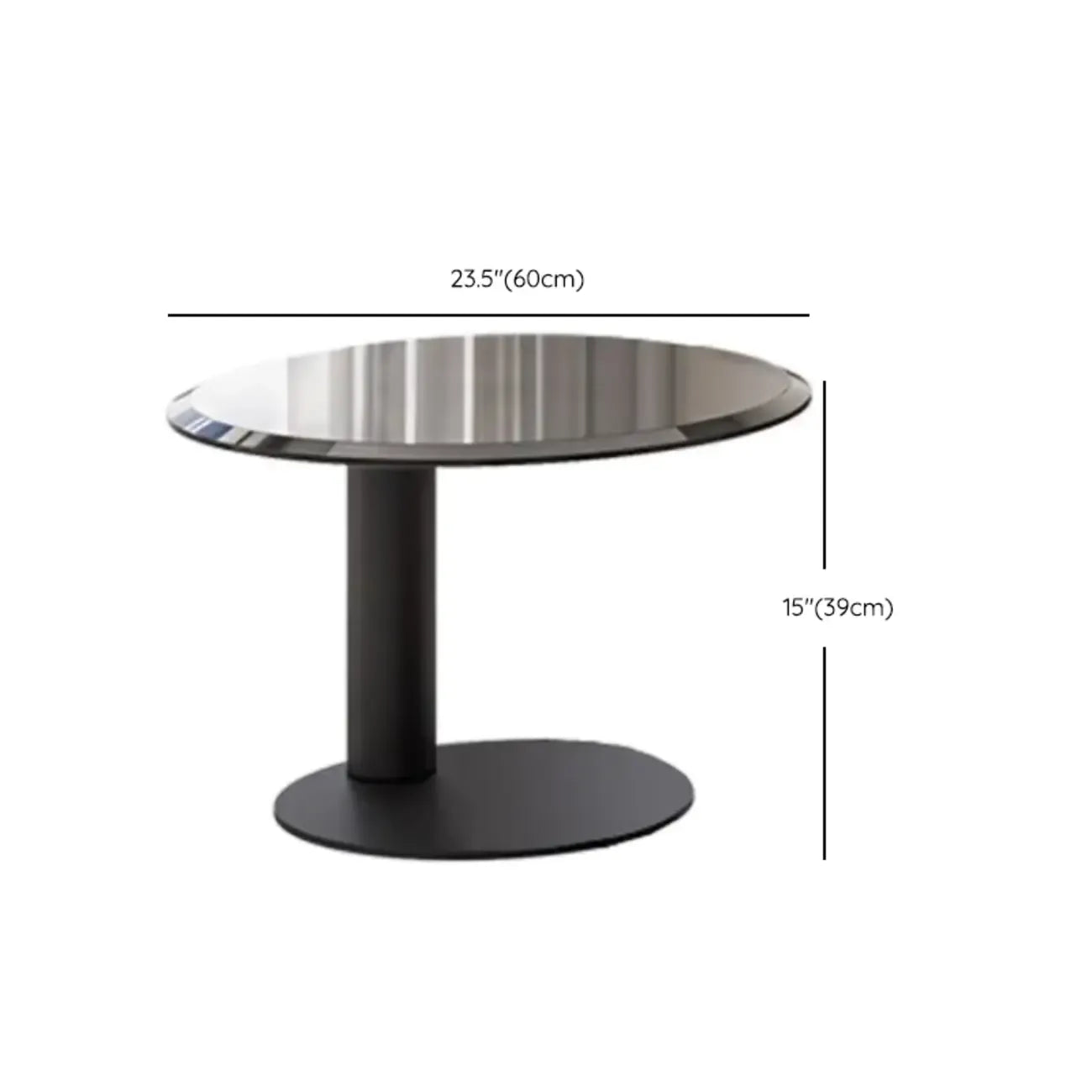 2 Drawers Round Reclaimed Wood Nesting Pallet Coffee Table