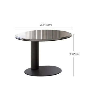 2 Drawers Round Reclaimed Wood Nesting Pallet Coffee Table