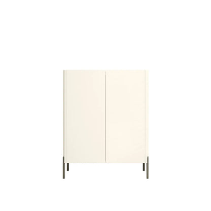 Coffee Solid Wood Shoe Cabinet with Adjustable Shelves