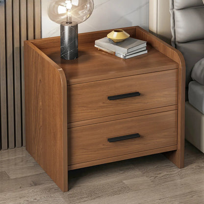 Modern Wooden Bedside Table with Storage Drawer