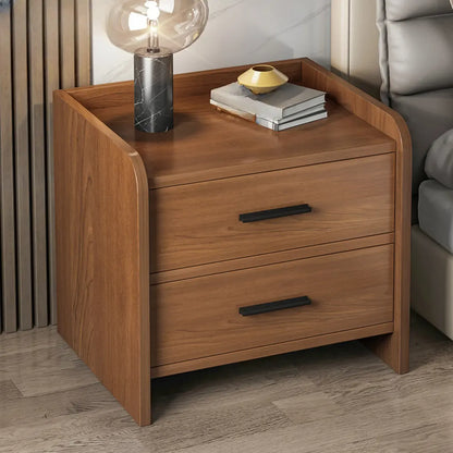 Modern Wooden Bedside Table with Storage Drawer