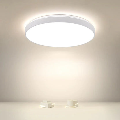 Stylish Circular Acrylic Flush Ceiling Light in Multi Dimming