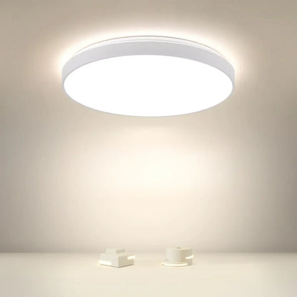 Stylish Circular Acrylic Flush Ceiling Light in Multi Dimming