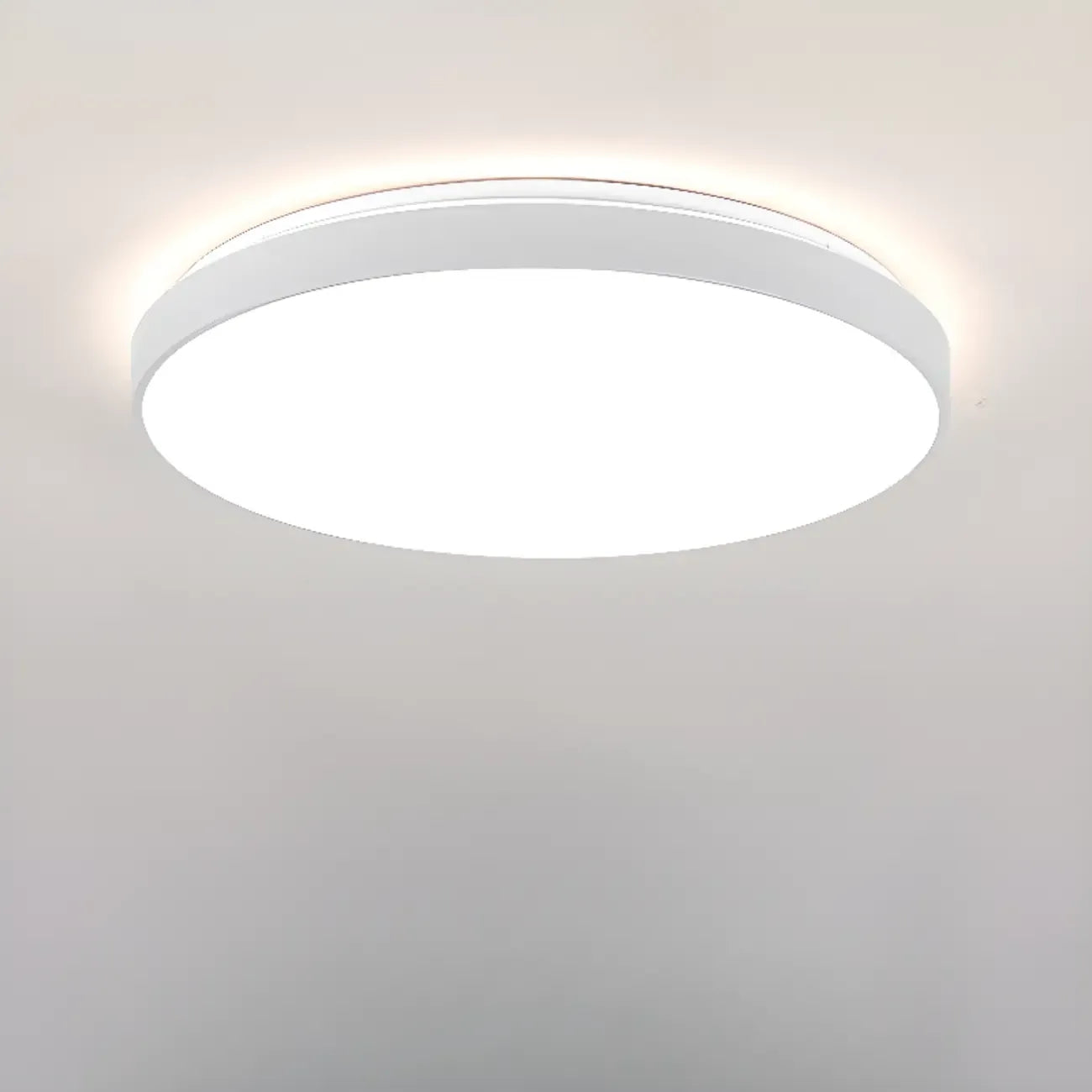 Stylish Circular Acrylic Flush Ceiling Light in Multi Dimming