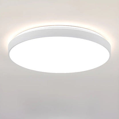 Stylish Circular Acrylic Flush Ceiling Light in Multi Dimming
