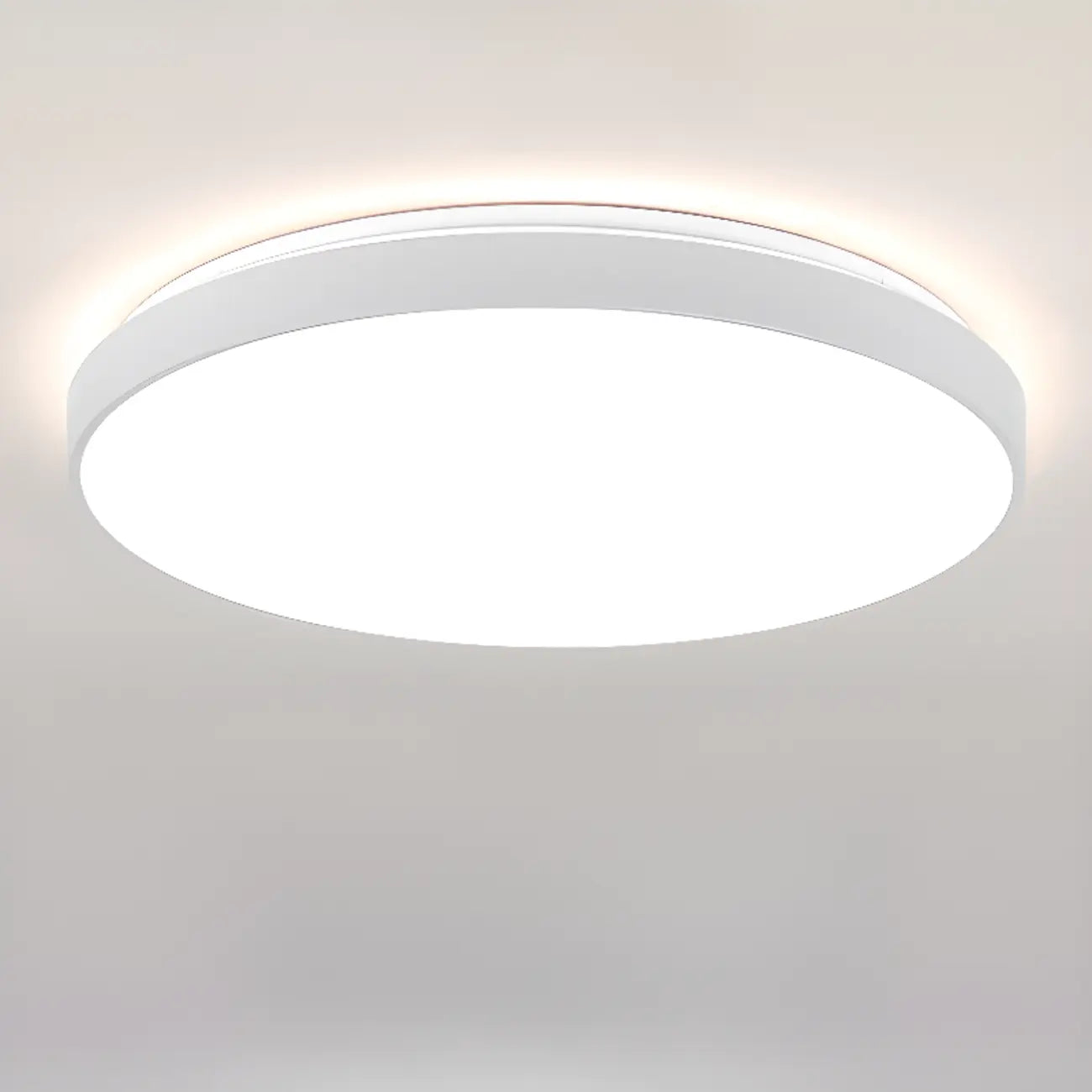 Stylish Circular Acrylic Flush Ceiling Light in Multi Dimming
