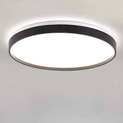 Stylish Circular Acrylic Flush Ceiling Light in Multi Dimming
