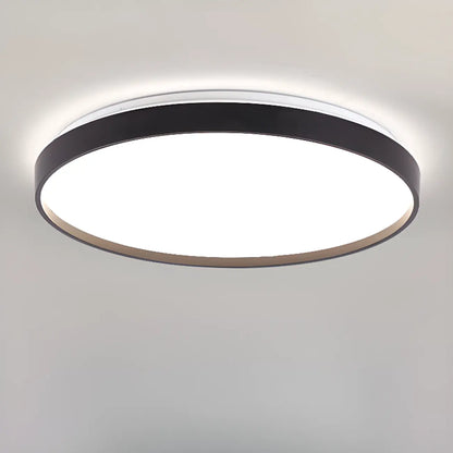 Stylish Circular Acrylic Flush Ceiling Light in Multi Dimming