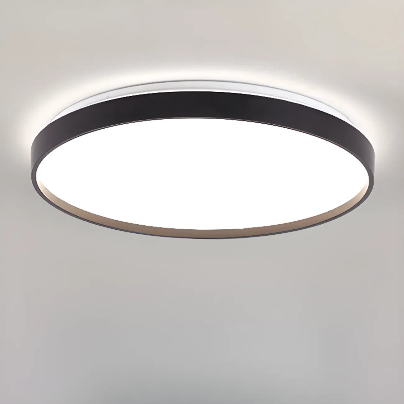 Stylish Circular Acrylic Flush Ceiling Light in Multi Dimming