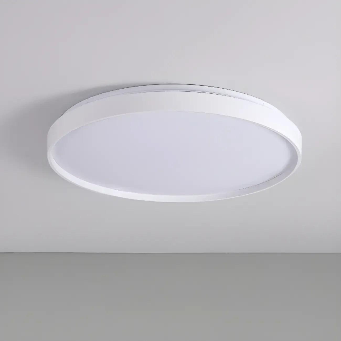 Stylish Circular Acrylic Flush Ceiling Light in Multi Dimming