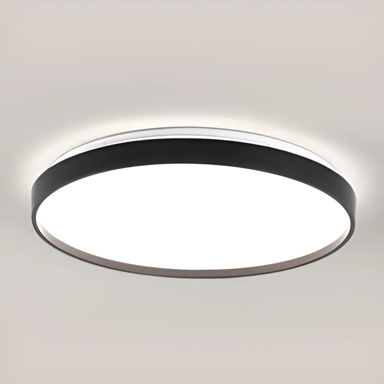 Stylish Circular Acrylic Flush Ceiling Light in Multi Dimming